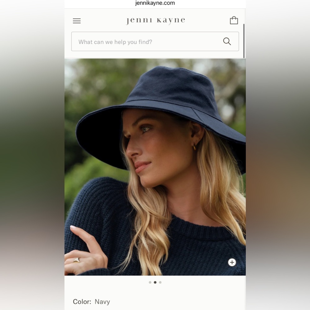 Jenni Kayne packable hat - Navy